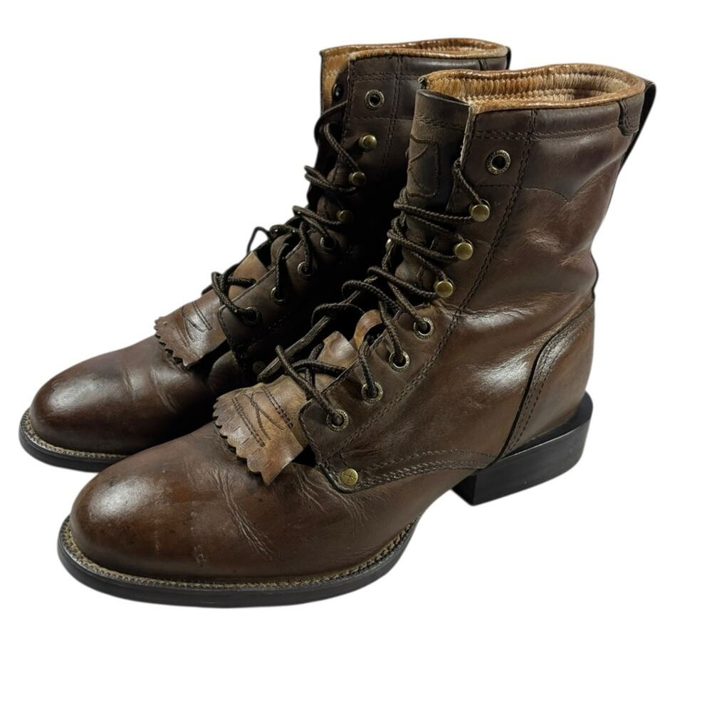 Twisted X western lace up boots size 5.5B
